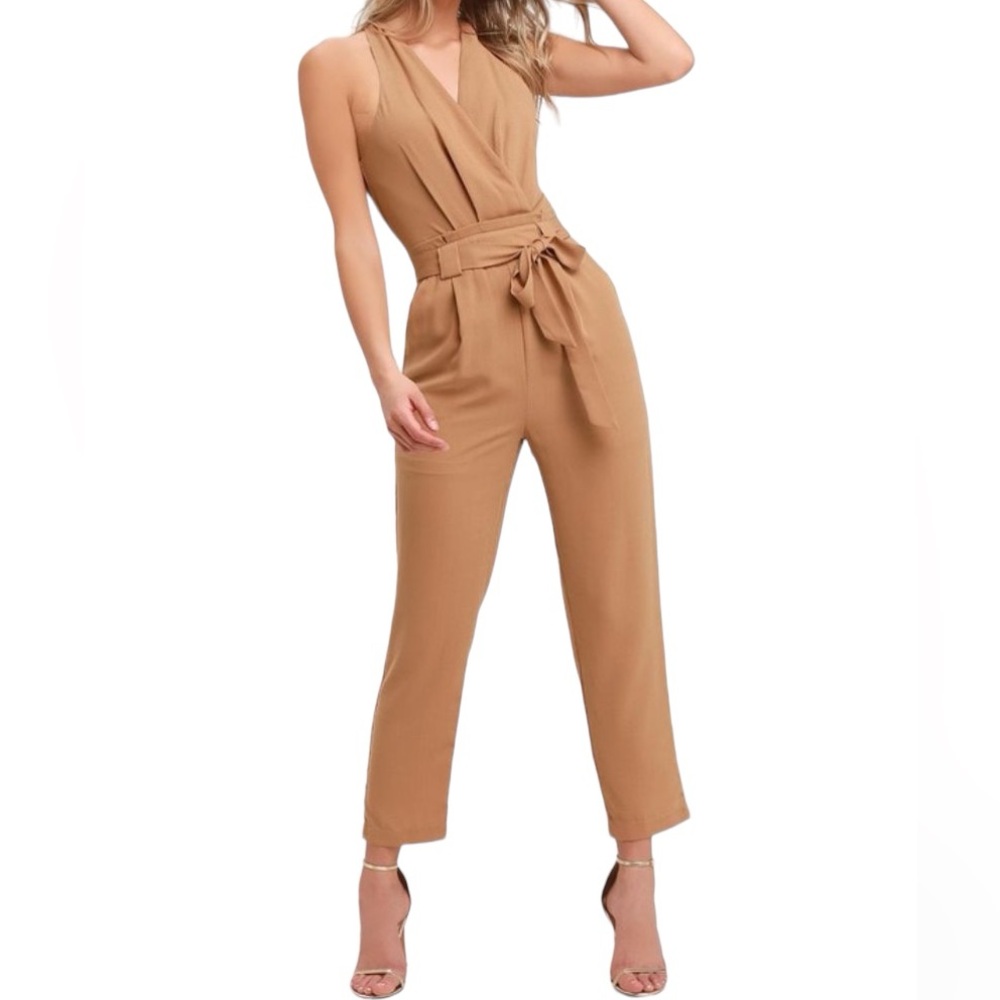 Blu Pepper Tan Jumpsuit